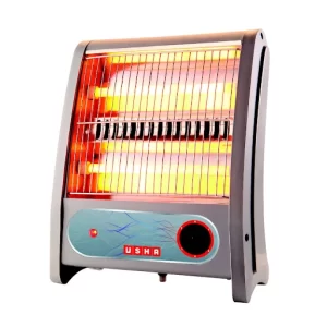 USHA Quartz Room Heater 3002 with Overheating Protection (Ivory, 800 Watts)